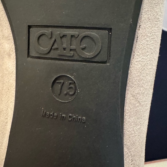 Two Pairs of Ladies Flats by Cato and Time and Tru Size 7.5 - Picture 9 of 13
